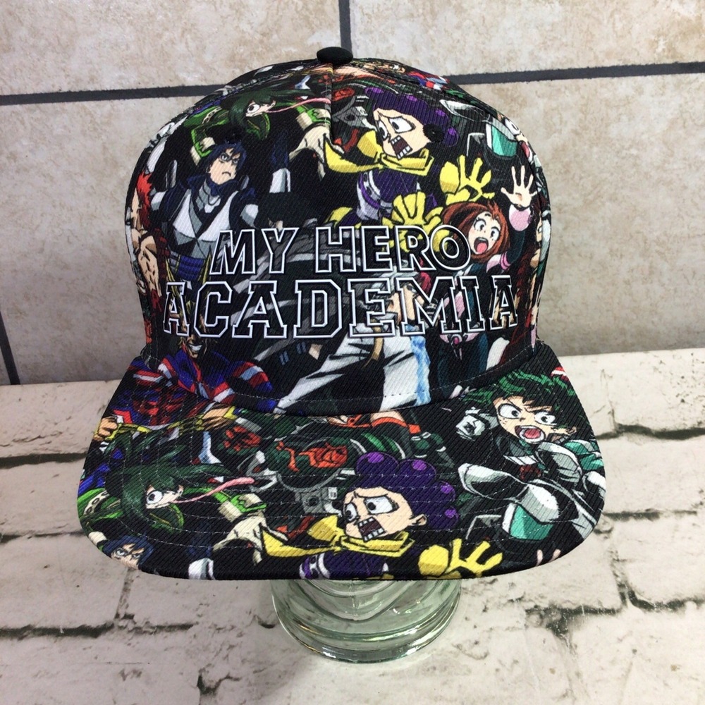 My Hero Academia Hat Mens OSFA Snapback Anime Characters Adjustable Ball Cap‎